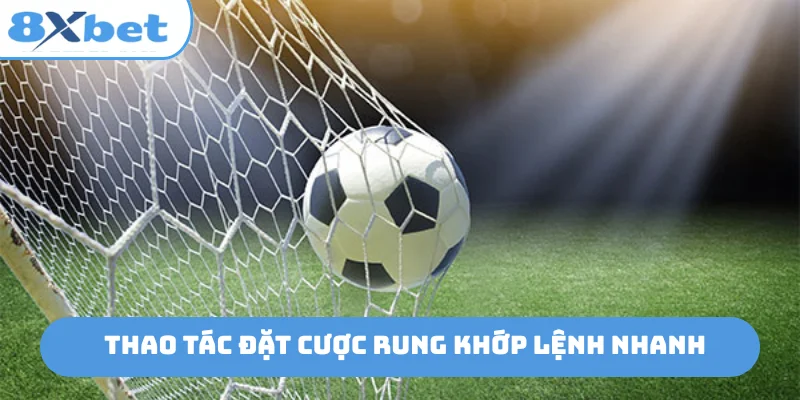 Thao tác đặt cược rung khớp lệnh nhanh